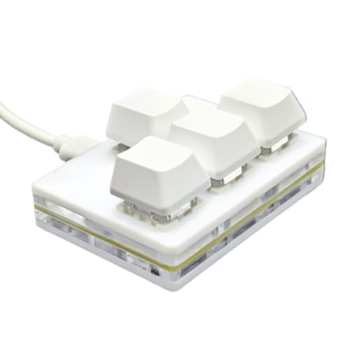 Stebcece USB 4 キーキーパッド片手メカニカルゲーミングキーボードプログラミングキーパッド標準キーボードホットスワップ可能なキーパッド