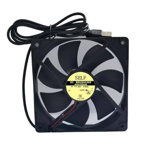 Facaig USBファン 5V 12025 12CM 冷却ファン 静音 コンピュータケース シャーシ ルーター 冷却ファン 4NB1403852_Figasca