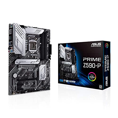 ASUS Prime Z590-P LGA 1200 (Intel 11th/10th Gen) ATX?????? (PCIe 4.0?10+1????????3X M.2?2.5Gb LAN????????USB 3.2 Gen 2 USB Type-C?Thunderbolt 4????)