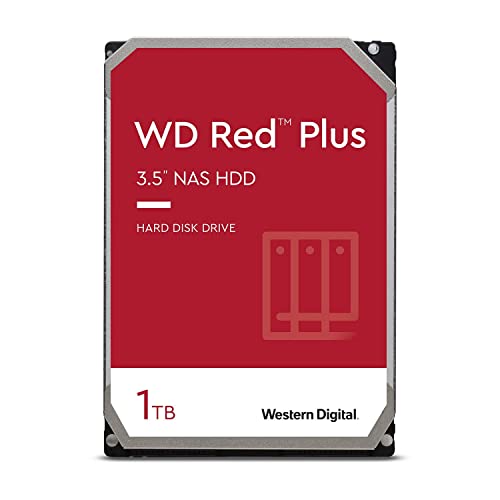 ウエスタンデジタル Western Digital ウエスタンデジタル WD Red Plus 内蔵 HDD ハードディスク 1TB CMR 3.5インチ SATA 5400rpm キャッシュ64MB NAS WD10EFRX-EC