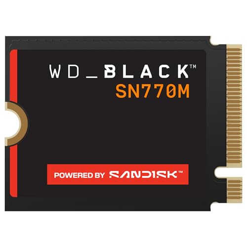 SanDisk M.2 2230 NVMe 2TB｜WD BLACK SN770M NVMeSSD - ハンドヘルドゲームデバイスと互換性のあるノートパソコン用 Asus ROG Ally、Steam Deckに最適 - WDBDNH0020BBK-WRSN