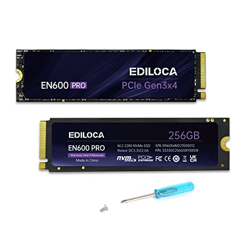 Ediloca M.2 2280 NVMe 256GB｜Ediloca EN600 PRO PCle 3.0x4