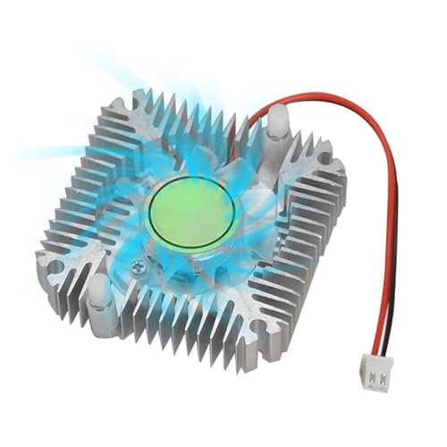 Pci Fan | アルミ グラフィックスカード クーラー,55mmチップ穴距離 対応 小型ヒートシンク ビデオ編集 ビジネス ゲーム ホームワーク 向け USCL257STH1IC56T