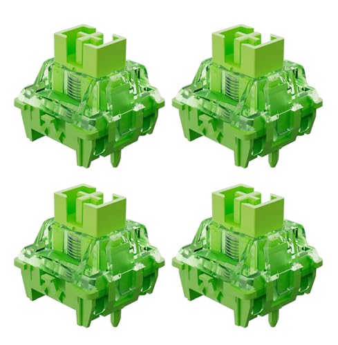 Jazuaiao Bouncy Green Dragon Magnetics Mech Switchs 簡単な取り付けとゲーム/キーボード向けの超応答性の触感 磁気ゲーミングキーボード