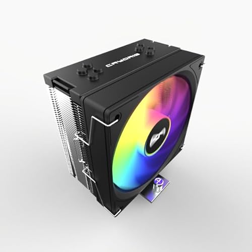 CRYORIG CR4S シングルタワーエアクーラー 4つのヒートパイプ付き AMD AM4/AM5 – Intel LGA 1150/1200/1851/1700。