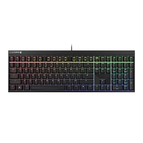 CHERRY XTRFY Cherry Xtfy MX 2.0S 有線ゲーミングメカニカルキーボード MX2Aスイッチ搭載(ブラック、MX2Aレッドサイレント) G80-3821LHAUS-2