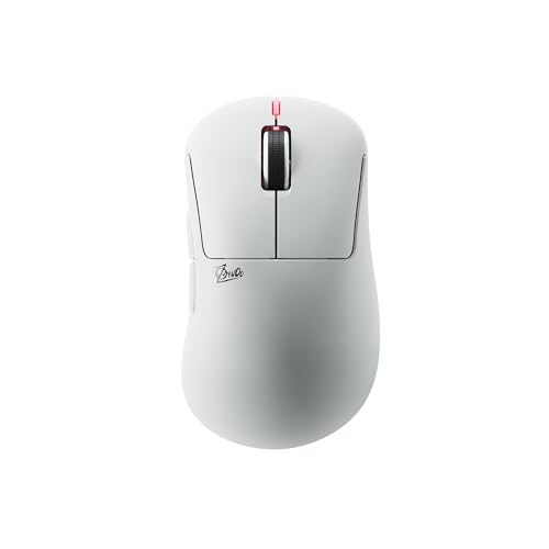 Pulsar Gaming Gears ZywOo 選ばれたマウス ワイヤレス ゲーミングマウス 超軽量 55g 光学スイッチ 32000DPI 750IPS XS-1センサー 8k対応 (ミニ, ホワイト) PZWX12
