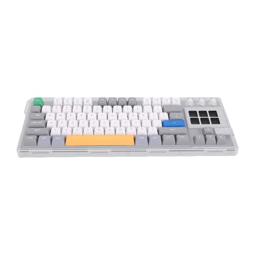 GOWENIC 78 キー LCD AI メカニカルキーボード ホットスワップ可能ゲーミングボード ガスケットマウントリニアレッドスイッチ付き PC ワークフロー制御用 GOWENcnmo1dp5g4