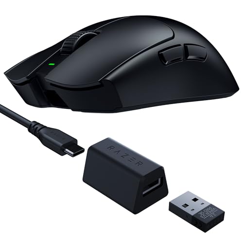 Razer レイザー Viper V3 Pro SE ゲーミングマウス 1000Hzドングル同梱 ワイヤレス 無線 超軽量54g 第 2 世代 Focus Pro 35Kセンサー 35000DPI 最大95時間駆動 高速無線 オプティカルスイッチ 6ボタン 【日本正規代理店保証品】※Amazon限定特典ロゴステッカー付き