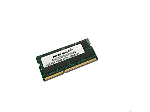 parts-quick Dell_Dell_Inspiron_16_XPS_6_i3_i5_i7_DDR3L 1600MHz PC3L-12800 SODIMM_RAM 16GB 16GB-DDR3L-1600-S-Dell-5612