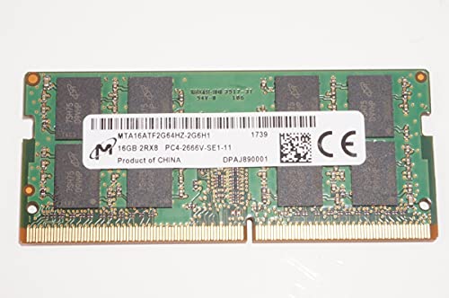 FMB-I 【中古】「未使用品」FMB-I 互換性 MTA16ATF2G64HZ-2G6H1 交換 ミクロン用 16gb Pc4-2666v Ddr4-2666mhz So-Dimm メモリ 16GB