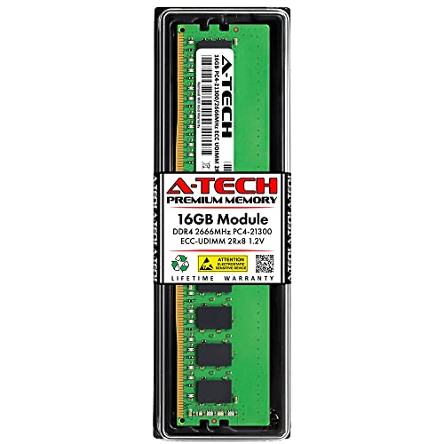 A-Tech 32GB キット (2x16GB) RAM ASUS TUF H370-PRO、X470-PLUS、Z390-PLUS用 | DDR4 2400MHz PC4-19200 DIMM Non-ECC UDIMM メモリアップグレード ASO804