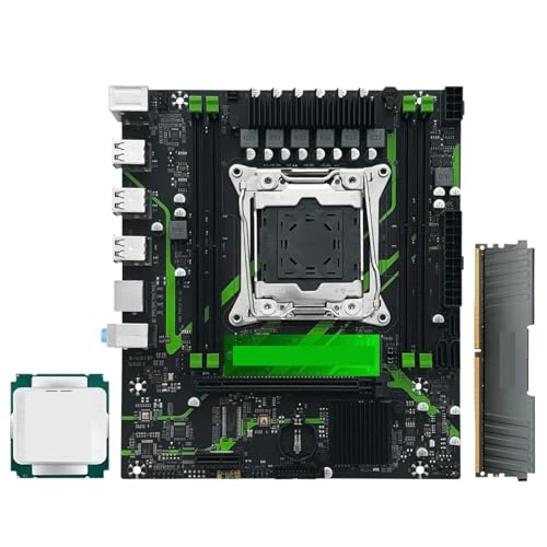 RXJSTBX 互換性がありますMACHINIST X99 PR9-H マザーボードキット、LGA2011-3 Xeon E5 2650 V4 16GB DDR4 NVME M.2 SATA コンボセットと互換性があります。(Motherboard+CPU)