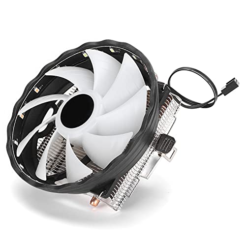 SENECESLI CPU エアクーラー、銅製ヒートパイプ 2 本、135mm 油圧ベアリングサイレントファン 1800RPM、HDT ベース 1150 1151 5 6 775 デスクトップ PC 用 SENEC8t1opingcw