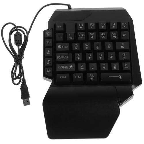 SEWACC 黒色ABS素材採用のポータブルゲーミングキーボードは 簡単取り付け正確な操作が特徴 自宅や寮の使用に最適なEスポーツ対応バックライトキーボード F14J557