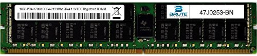 Brute Networks 47j0253 – IBM互換16 GB pc4 – 17000 ddr4 – 2133 MHz 2rx4 1.2 V ECC Registered RDIMM