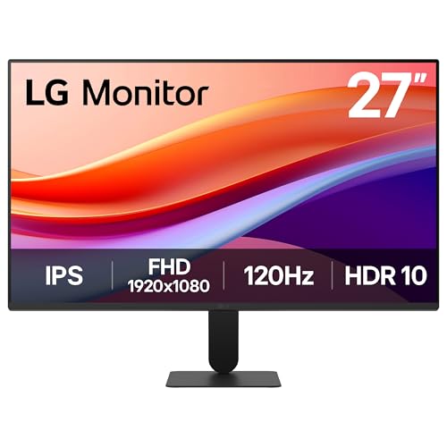 LG 27U411A-B モニター PC 27インチ [27] 1920 x 1080 ピクセル フルHD LED ネロ (27インチ IPS 1920X1080 120HZ 16:9-1300:1 250CD/M2 HDMI) 27U411A-B.AEKQ