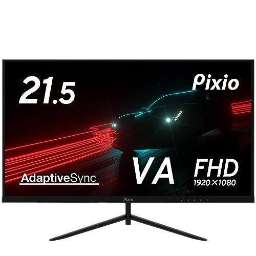 Pixio ピクシオ モニター PX222 22インチ PC ディスプレイ ゲーム 75hz ゲーミングモニター VA 液晶 スピーカー内蔵 HDMI 新品 在宅 リモートワーク 爆買