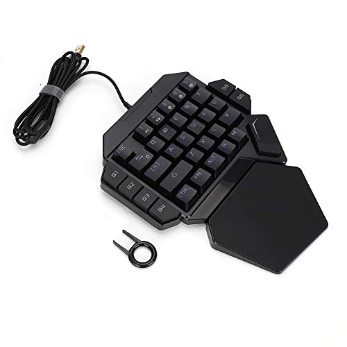 NifyHoomt ゲーミング キーボード 片手キーボード プラスチック片手キーボード Rgb ブラックライト メカニカル LZ495-260615