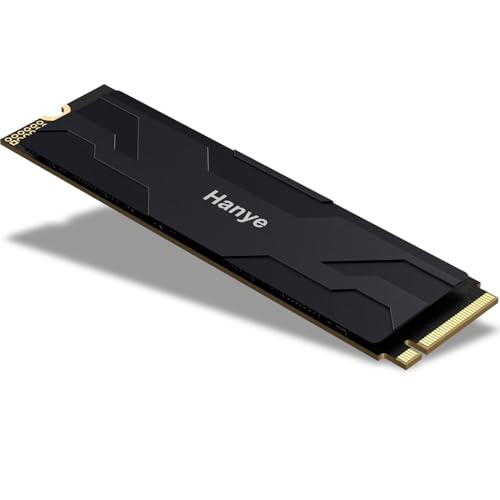 Hanye M.2 2280 NVMe 1TB｜Hanye 2.0 3D TLC 薄型アルミ製ヒートシンク搭載 R W PS5 Pro Slim 動作確認済み 高耐久HE75P HE75P-1TBTHS1