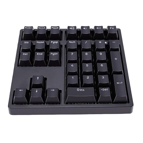 Luocute メカニカルナンバーパッド、34キー有線USBテンキーパッド、RGBバックライト付きPBTキャップレスイッチ、ラップトデスクトPC用 Luocu81dgw7zeio