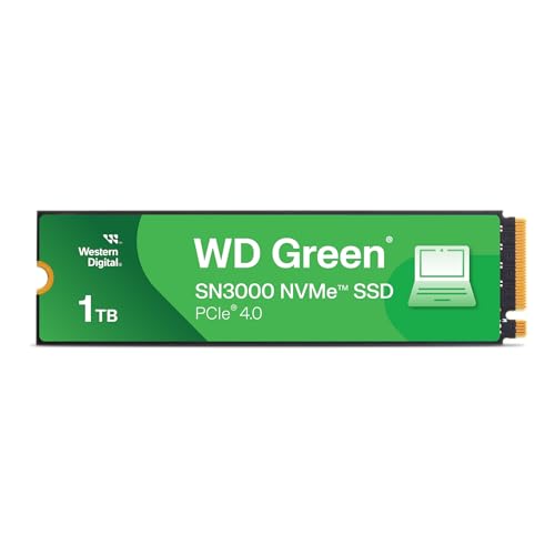 Western Digital M.2 2280 NVMe 1TB｜Western Digital WD GREEN SN3000 (読取り WDS100T4G0E-EC