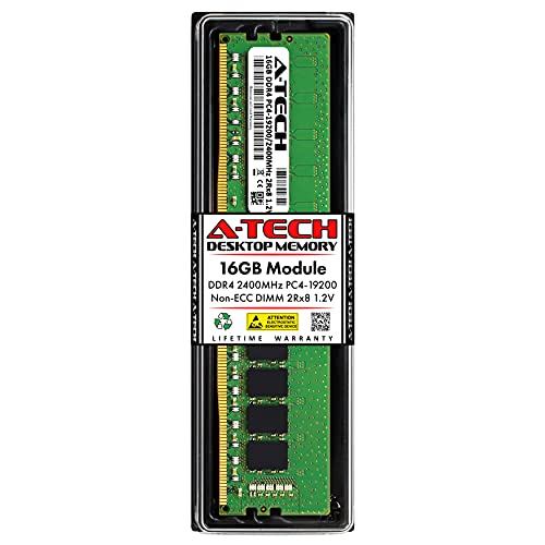 A-Tech 16GB RAM HP Pavilion 570-p010、570-p014、570-p023w、590-p0047c、690-0024、790-0020、790-0021用 | DDR4 2400MHz PC4-19200 0 DIMM Non-EC。 C UDIMM メモリアップグレード ASP935