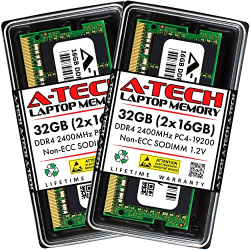 A-Tech 32GB キット (2x16GB) RAM Fujitsu Celsius H780 H980用 | DDR4 2400MHz PC4-19200 SODIMM Non-ECCメモリアップグレード ASP292