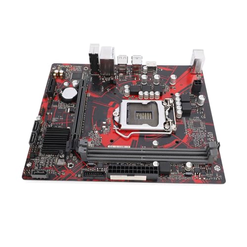 EBTOOLS H410M V3 コンピューターマザーボード LGA 1200ソケット 第10世代 Core i9 i7 i5 i3 Pentium Gold Celeron CPU用 デュアルチャンネル DDR4 64GB 2933MHz 24ピン 4ピン電源コネクタ付き EBTOOLSyzx341ekld