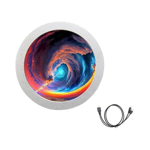 ANLISHI USB タイプ C セカンダリ ディスプレイ 2.8 インチ 480x480 ダイナミック ビデオ背景と金属ハウジングメタル ケースを備えたビルド用 USB セカンダリ スクリーン