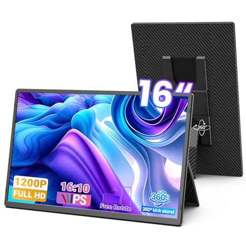 Cevaton ノートパソコン画面エクステンダー 14インチ 1080P FHD ポータブルモニター ノートパソコン用 超スリムで軽量なデュアルモニター 13インチ~17インチのノートパソコン用 プラグアンドプレイ Windows/Mac/Android/Linux/Chrome対応 (ブラック) N3