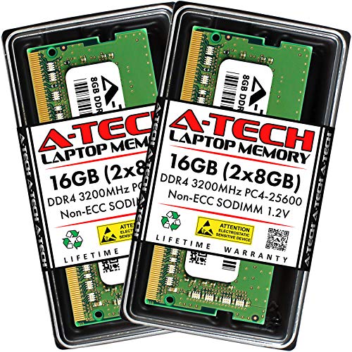 A-Tech 16GB キット (2x8GB) RAM HP EliteBook 645 G10 655 G10 ノートパソコン用 | DDR4 3200MHz PC4-25600 SODIMM 1.2V 260ピン ノンECC SO-DIMM メモリアップグレード