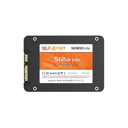 SUNEAST 2.5インチ SATA 512GB｜SUNEAST B0BRQ97JJ8 SE800S25LT-512G