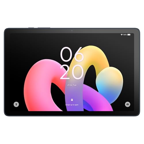 TCL タブレット TAB 10L Gen4 10.1インチ 薄型 軽量 Android 15 フルHD IP54 最大9時間ストリーミング 純正フリップケース同梱 フューチャー・ダスク グレー