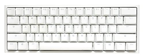 Ducky One 2 Mini Pro ピュアホワイト RGB LED 60% ダブルショット PBT メカニカルキーボード(カイボックスブラウン) DKON2061ST-KUSPDWWTK2