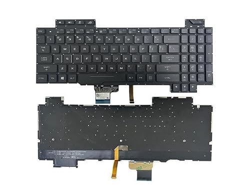 CLPQMNBJE ASUS GL504 GL504GV対応 ノートPC用キーボード バックライト US配列 交換用 互換品 修理用 CCL-S-622023
