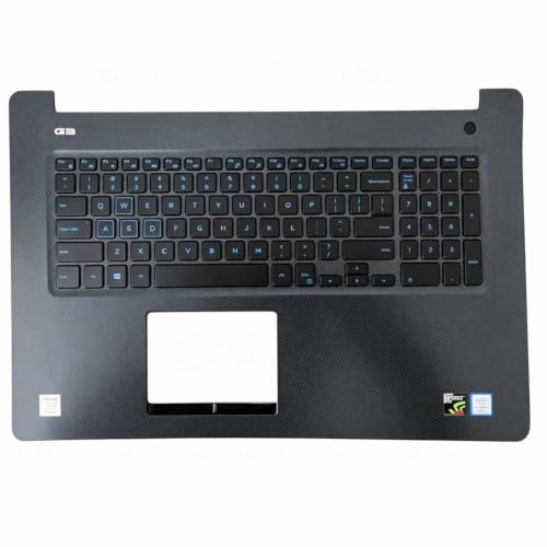 BKGMRCYYE For DELL G3 3779 C壳修理交換用ノートパソコン キーボード英語バックライト