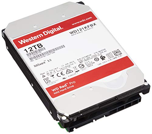 ウエスタンデジタル Western Digital Red Pro WD121KFBX 12TB ハードドライブ - 3.5インチ 内蔵型 - SATA (SATA/600) - 従来の磁気記録 (CMR) 方式。