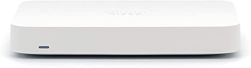 Cisco シスコシステムズ (Cisco) Meraki Go ルータ ファイアウォール (GX20) 不正アクセス防止 Webブロッキング 利用状況監視 PoE対応 クラウド管理 小規模オフィス/店舗/在宅勤務 法人向け GX20-HW-US