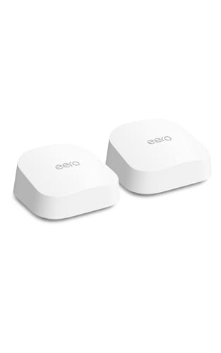 eero Amazon eero 7 - メッシュwifiルーター | Wi-Fi 7対応 | BE3400 | 2.5Gbpsイーサネット×2 | 2ユニット PA10001