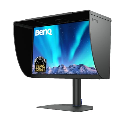 BenQ ベンキュー 4K対応 27型ワイド液晶ディスプレイ HDMI/DisplayPort/USB Type-C/ダークグレー SW272U