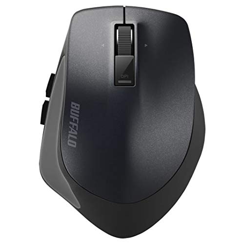 Lenovo バッファロー BSMBB500LBK プレミアムフィットマウス Lサイズ ブラック