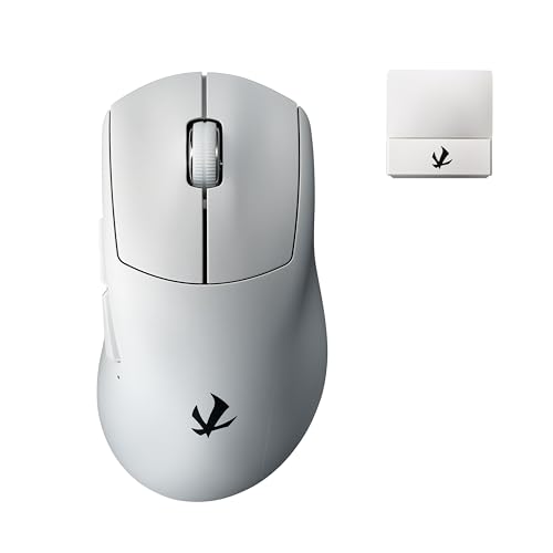エレコム ゲーミングマウス 軽量 UWB 無線/有線両対応 FPS向け 30000DPI PixArt PAW3950DM 6ボタン Windows対応 V custom Mサイズ M-VM800WH 返品種別A