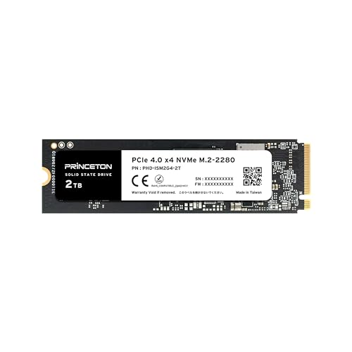 プリンストン M.2 2280 NVMe 2TB｜プリンストン B0CT3HSTXH EPHD-ISM2G4-2T
