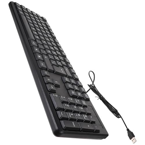 HAWILLOSCH 有線ゲーミングキーボード 語配列 高性能オフィス用キーボード 耐久性 安定した動作 ゲームや仕事に