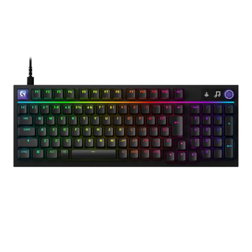Logicool G 8000Hz ホットスワップ G316 X 98 ゲーミングキーボード リニア 静音 ガスケットマウント 日本語配列 G316X-98-LNBK メカニカル LIGHTSYNC RGB 有線 ゲーミング キーボード メカニカルキーボード ブラック 黒 windows 国内正規品