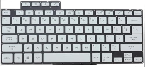 shangpin 交換用 FOR ASUS ROG ZephYrus G14 GA401QC GA401QC-R7R3050WL 日本語キーボード (ブラック)