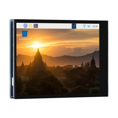 Rulbelok 2.8 インチ IPS 静電容量式タッチ可能スクリーン 5 ポイント タッチ コントロール 4B 3B+ / 3B / 2B PiZeroW プロジェクト用