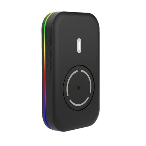 Phantasmia 人間工学設計LEDマウス | 抗スリープ機能付きABS製 | RGB照明調整可能 | デスクトップ用デバイス | 男女兼用ビジネス向け FCM89