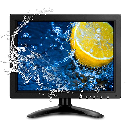 OOSSXX (IPSパネル・全視野178°) 10インチモニター 液晶画面HDMI/BNC/VGA/USB 機能付き ディスプレイ (1024x768) 適格請求書発行可 OSX-JP-DPB10